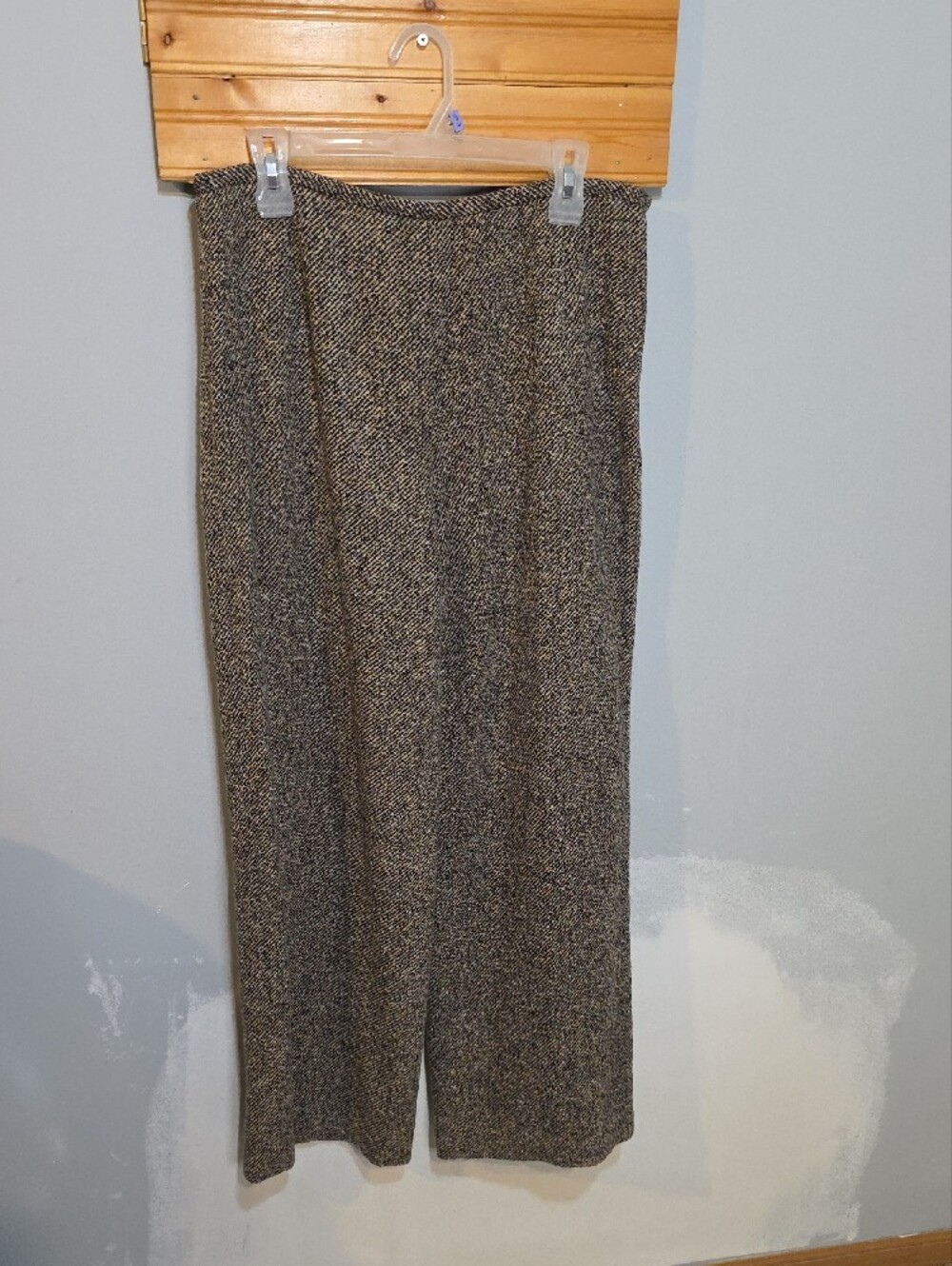 Ann Taylor Brown Tweed 2pc Suit Set Blazer & Trousers Size 12 EUC - Picture 3 of 9